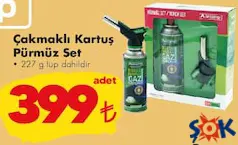 ORCAMP ÇAKMAKLI KARTUŞ PÜRMÜZ SET ORCAMP ÇAKMAKLI KARTUŞ PÜRMÜZ SET